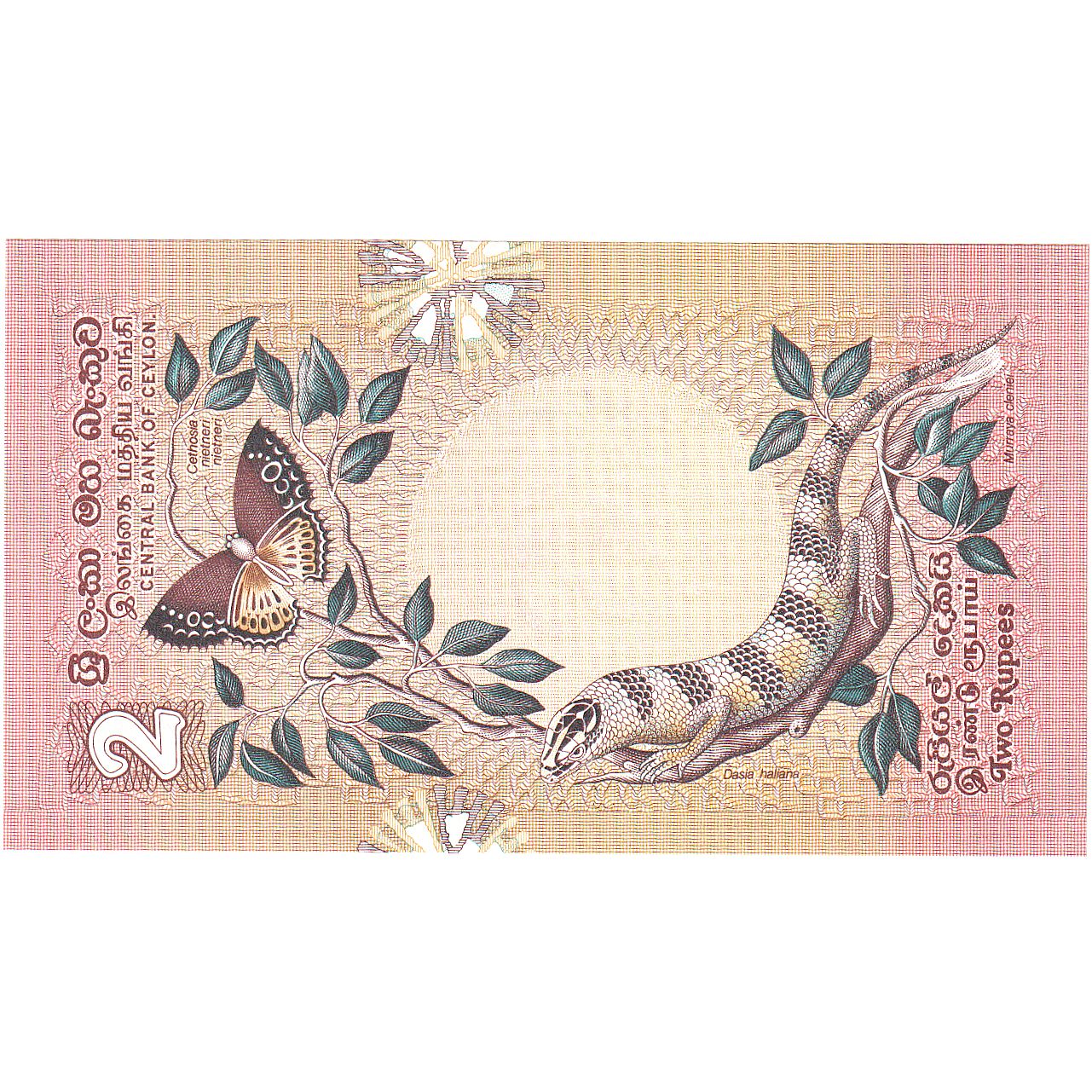 Sri Lanka, 
  
  2 rupie, 
  
  1979