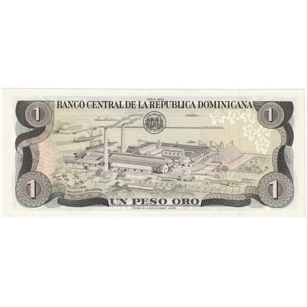 Dominikana, 
  
  1 peso Oro, 
  
  KM:126b