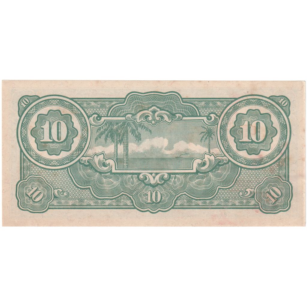 MALAJA, 
  
  10 dolarów, 
  
  1942