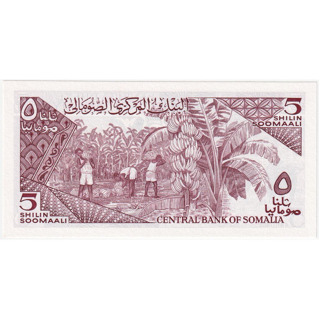 Somali, 
  
  5 Shilin = 5 Szylingów, 
  
  1983