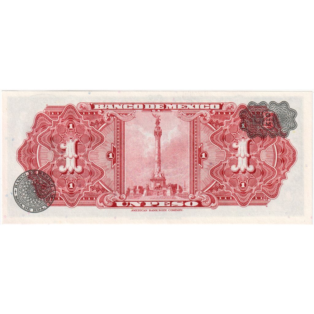 Meksyk, 
  
  1 peso, 
  
  1970-07-22