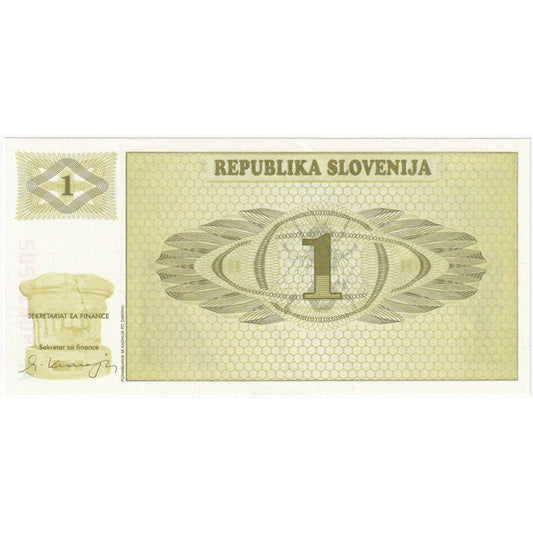 Słowenia, 
  
  1 tolar, 
  
  UNC(65-70)