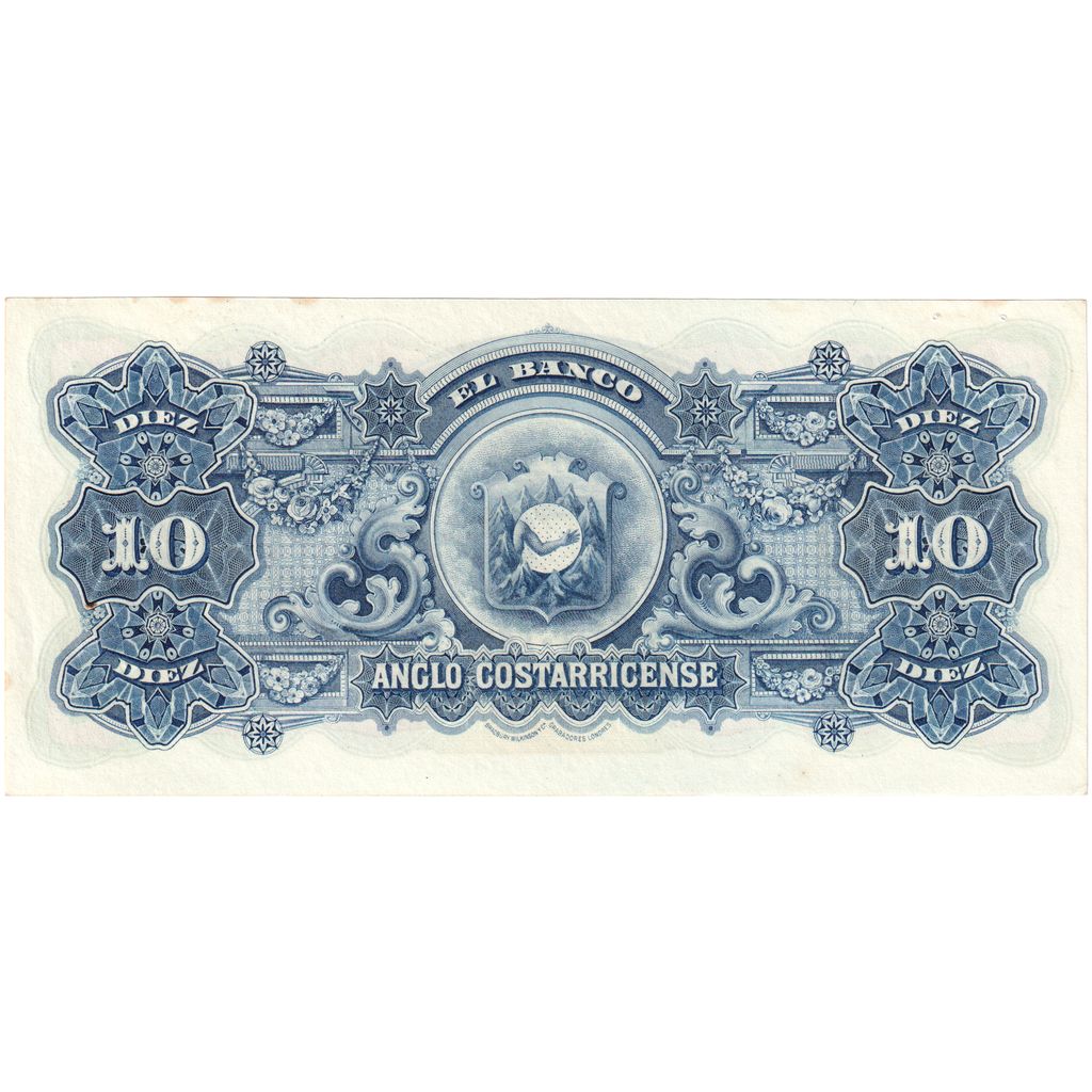 Kostaryka, 
  
  10 dwukropków, 
  
  1903-01-01