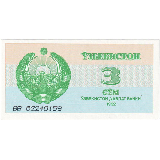 Uzbekistan, 
  
  3 Suma, 
  
  1992