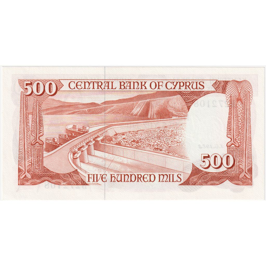 Cypr, 
  
  500 mil, 
  
  1982