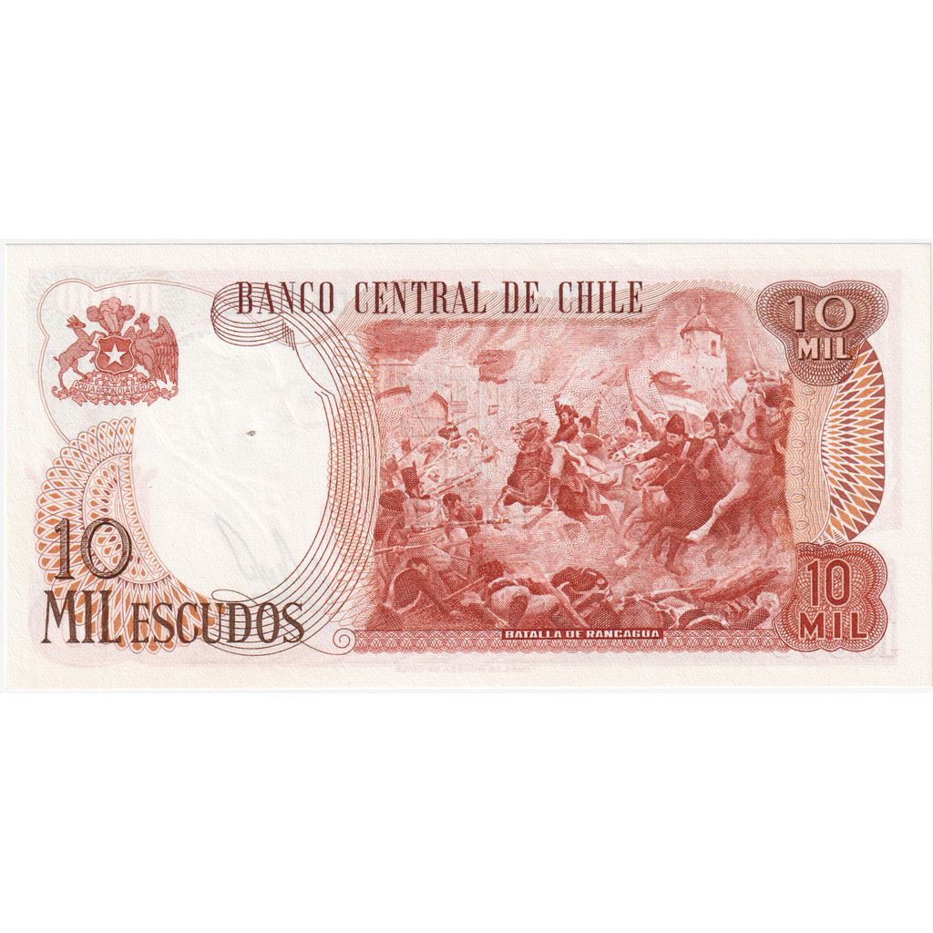 Chile, 
  
  10, 
  
  000 Escudo