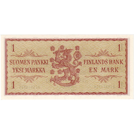 Finlandia, 
  
  1 Marka, 
  
  1963