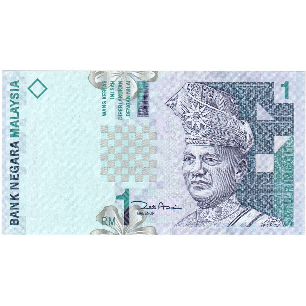 Malezja, 
  
  1 Ringgit, 
  
  UNC(65-70)