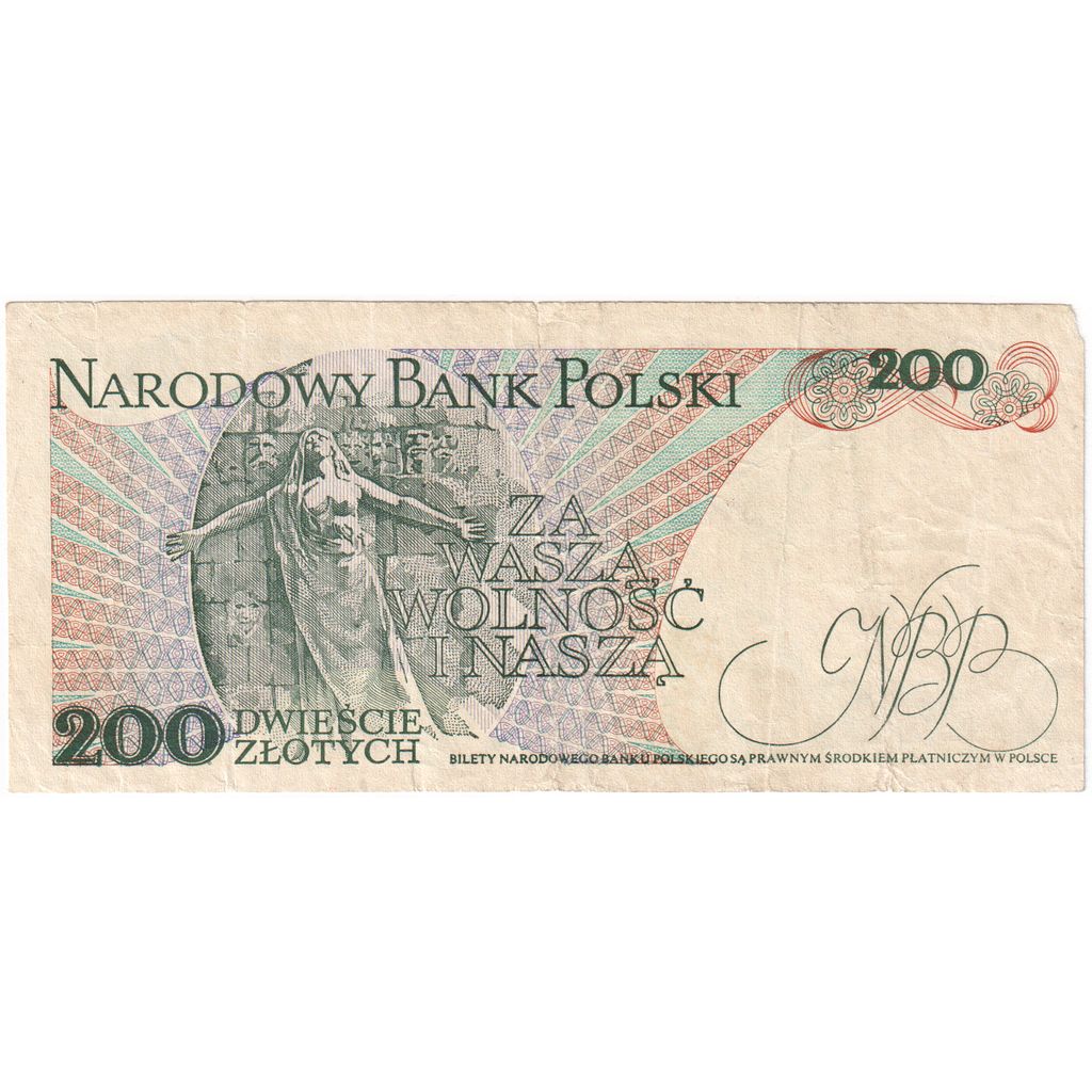 Polska, 
  
  200 złotych, 
  
  1988-12-01