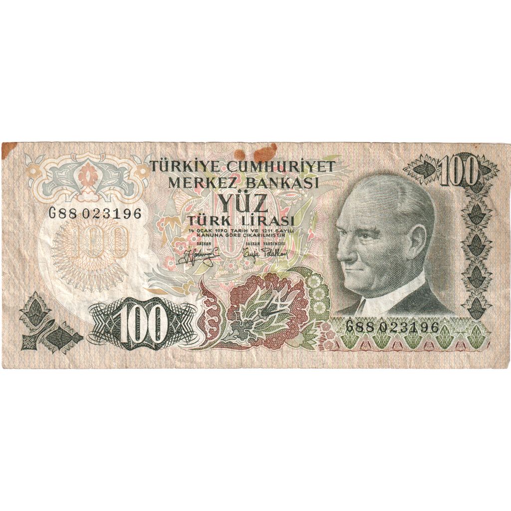 Indyk, 
  
  100 Lirów, 
  
  VF(20-25)