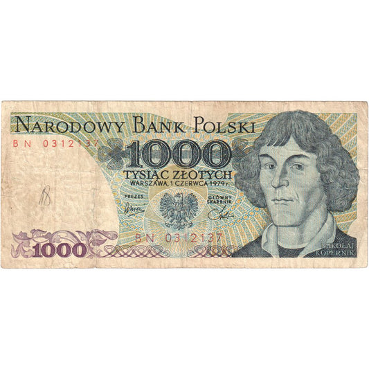 Banknot, 
  
  Polska, 
  
  1000 złotych