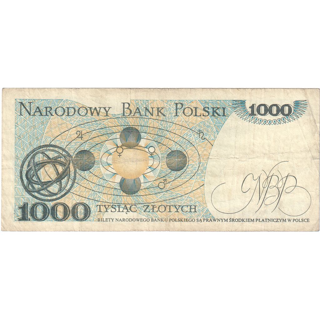 Polska, 
  
  1000 złotych, 
  
  1982-12-01