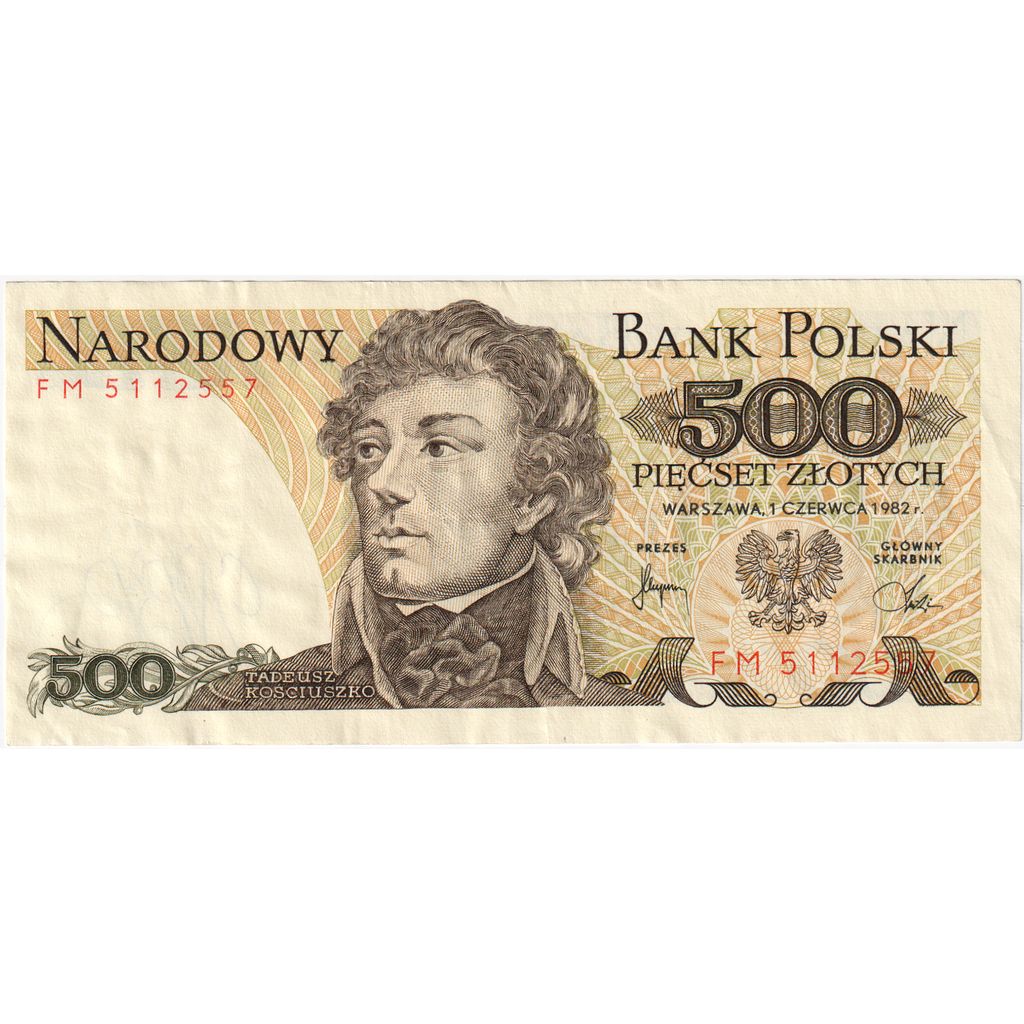 Banknot, 
  
  Polska, 
  
  500 złotych