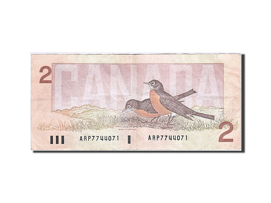 Banknot, 
  
  Kanada, 
  
  2 dolary