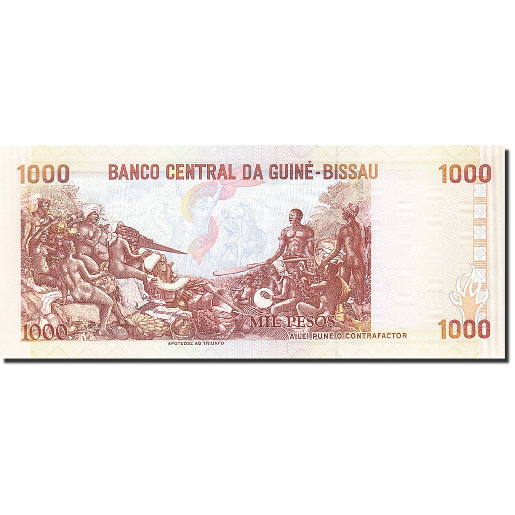 Banknot, 
  
  Gwinea Bissau, 
  
  1000 peso