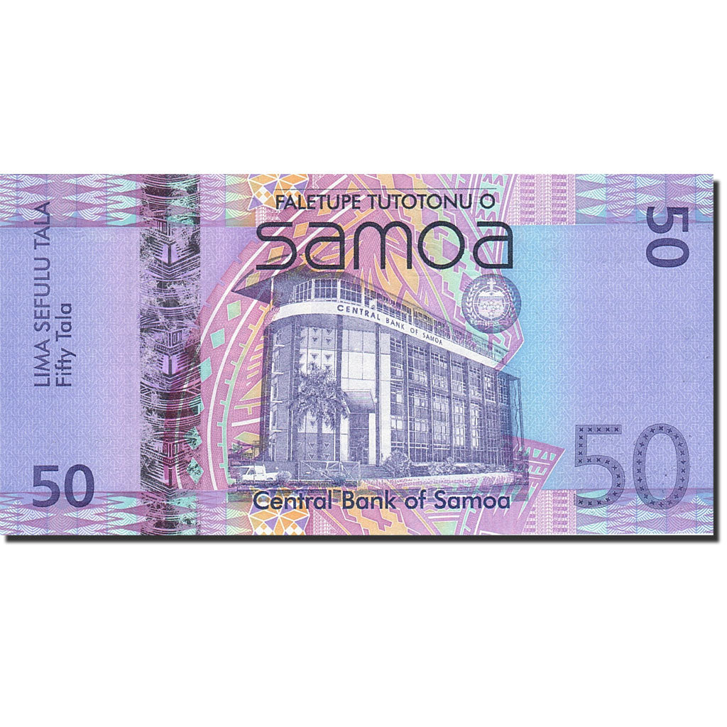 Banknot, 
  
  Samoa Zachodnie, 
  
  50 Tali