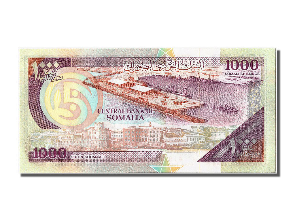 Banknot, 
  
  Somali, 
  
  1000 Shilin = 1000 Szylingów