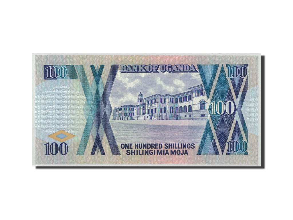 Banknot, 
  
  Uganda, 
  
  100 szylingów