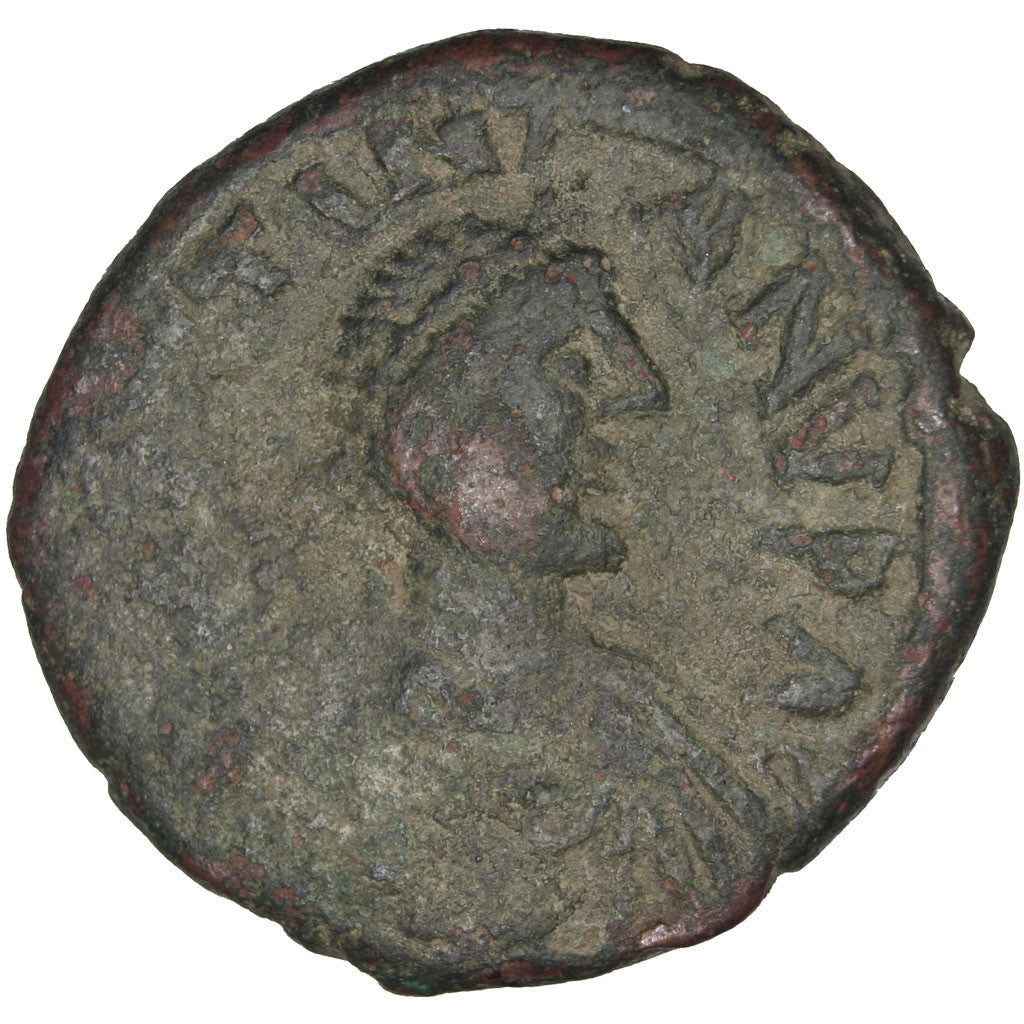 Moneta, 
  
  Justynian I, 
  
  Follis