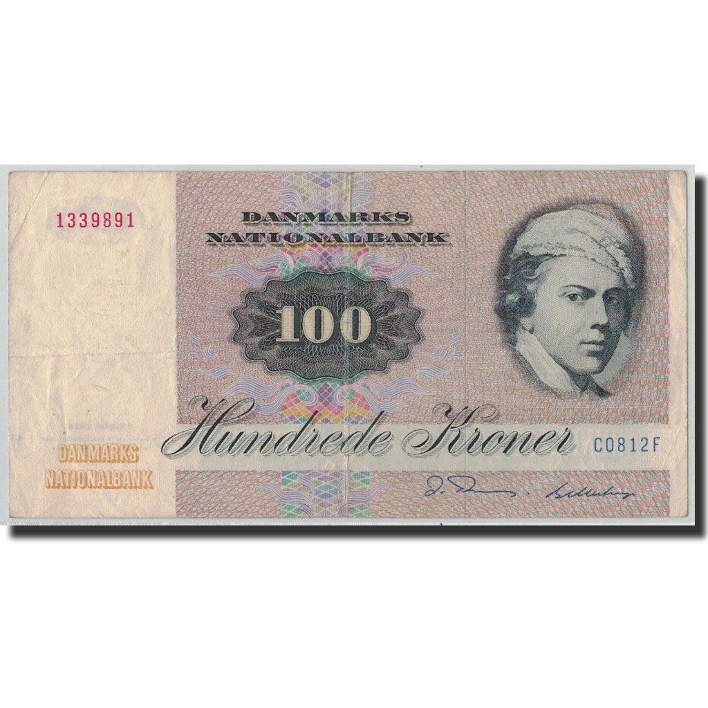 Banknot, 
  
  Dania, 
  
  100 koron