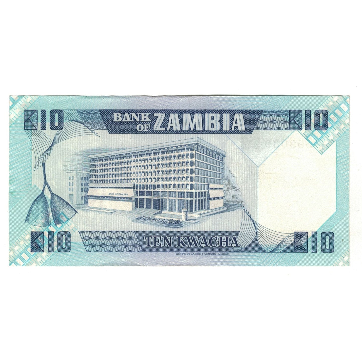 Banknot, 
  
  Zambia, 
  
  10 Kwacha