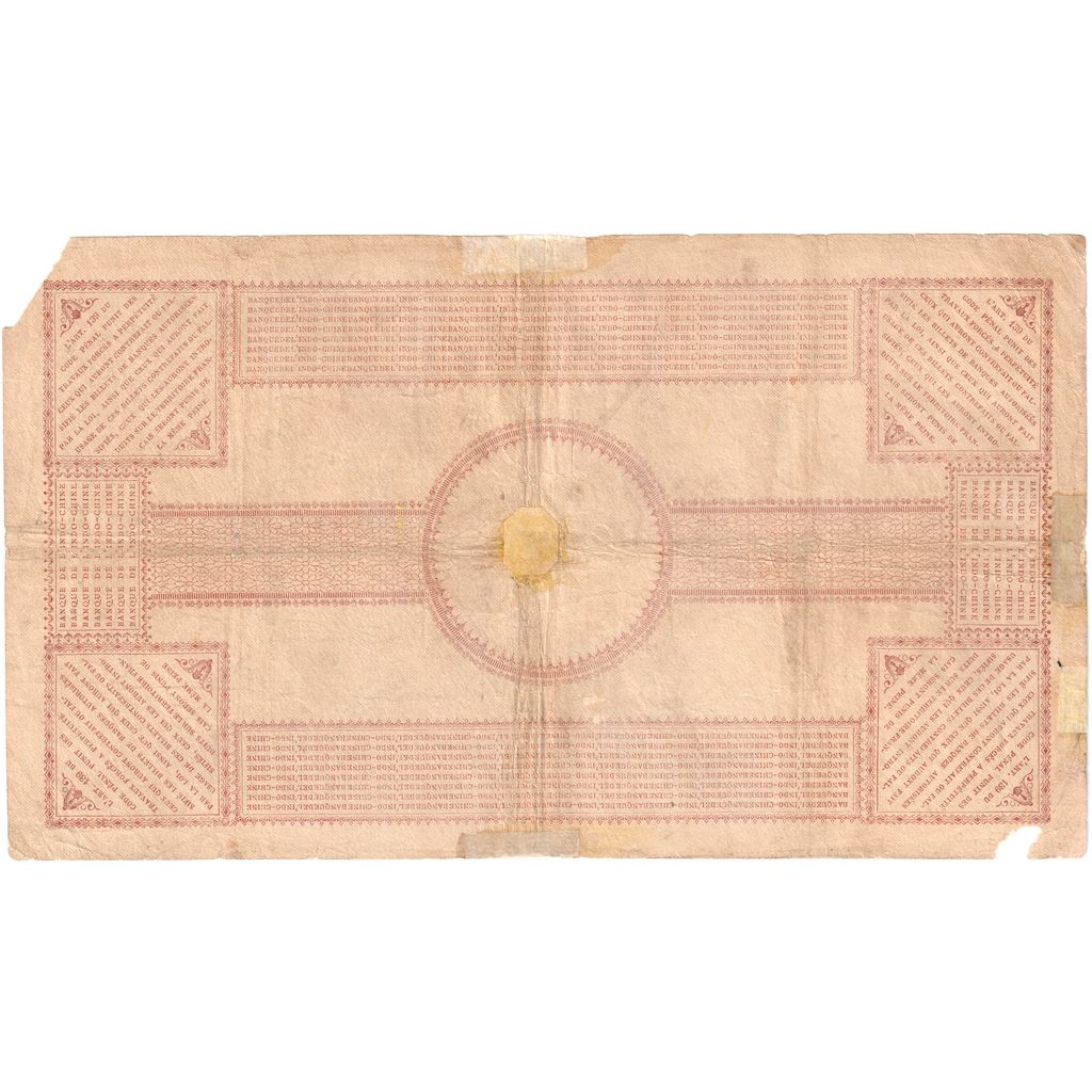 Somaliland Francuski, 
  
  100 franków, 
  
  1920