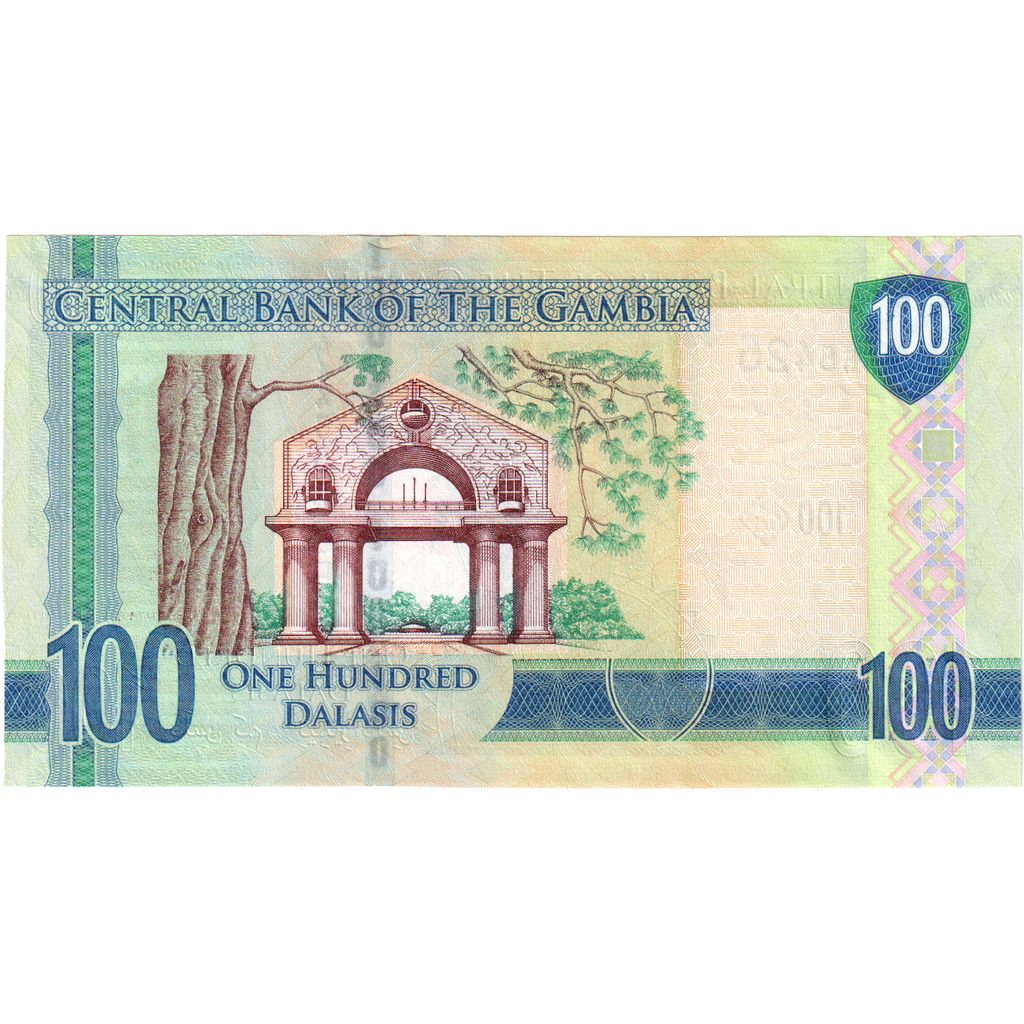 Gambia, 
  
  100 Dalasisów, 
  
  2015