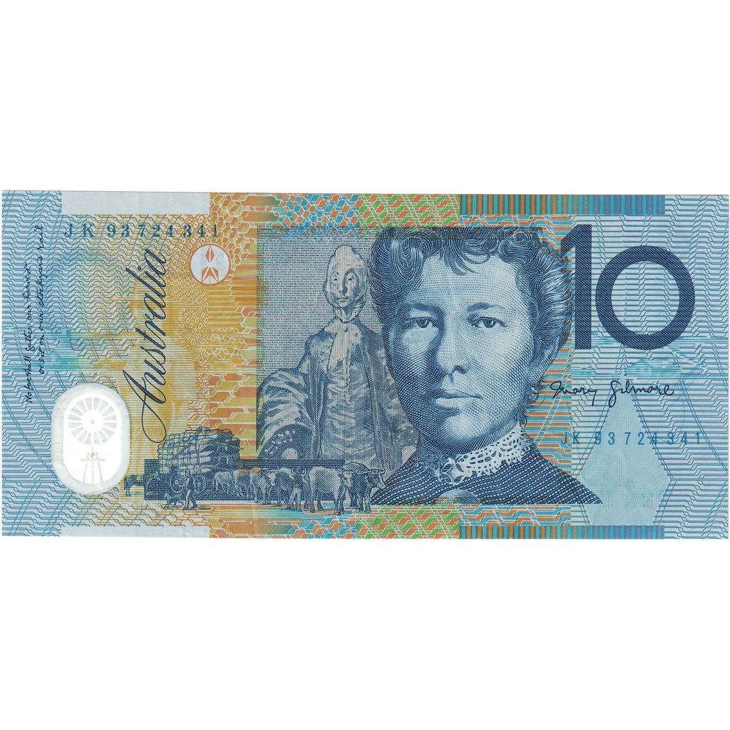 Australia, 
  
  10 dolarów, 
  
  WF(40-45)