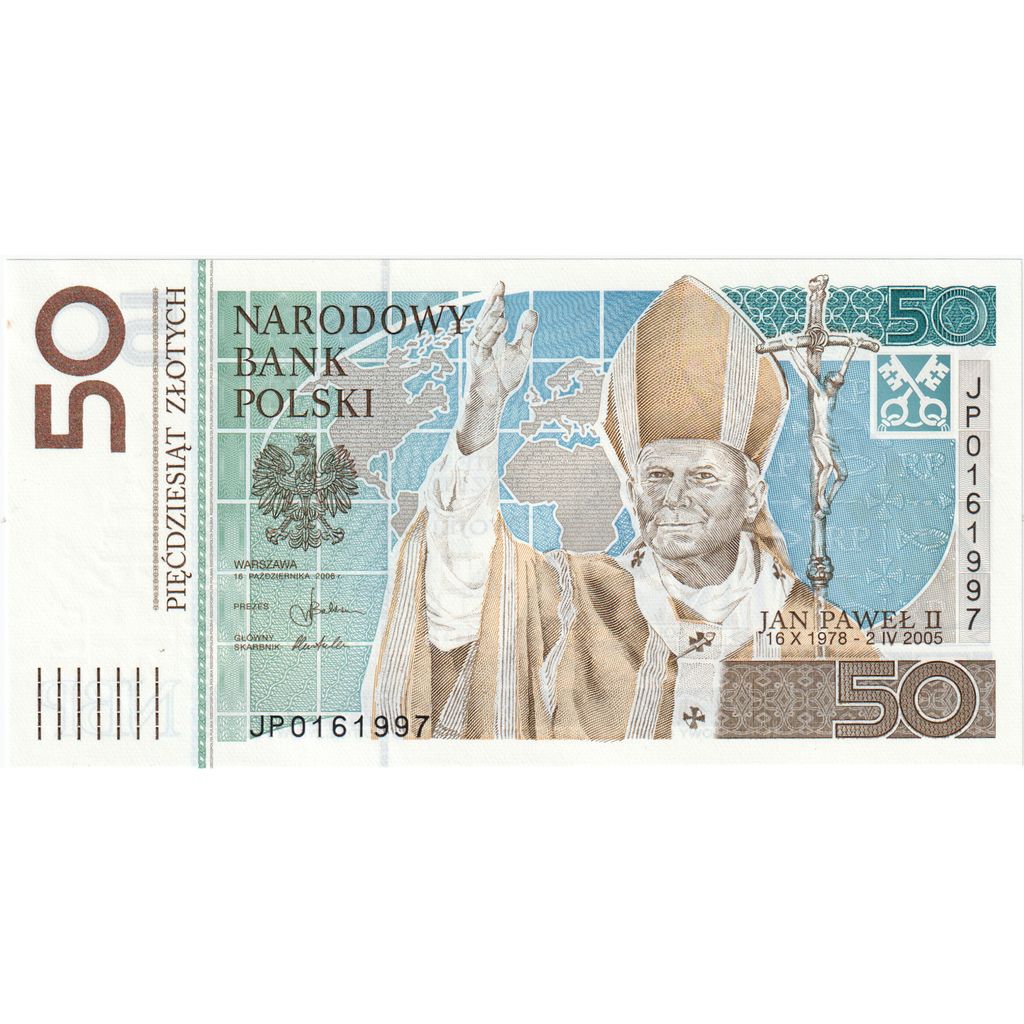 Polska, 
  
  50 złotych, 
  
  2006