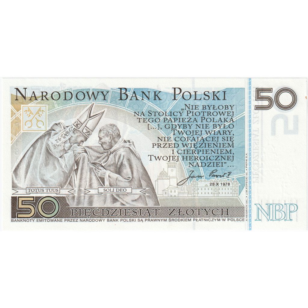 Polska, 
  
  50 złotych, 
  
  2006