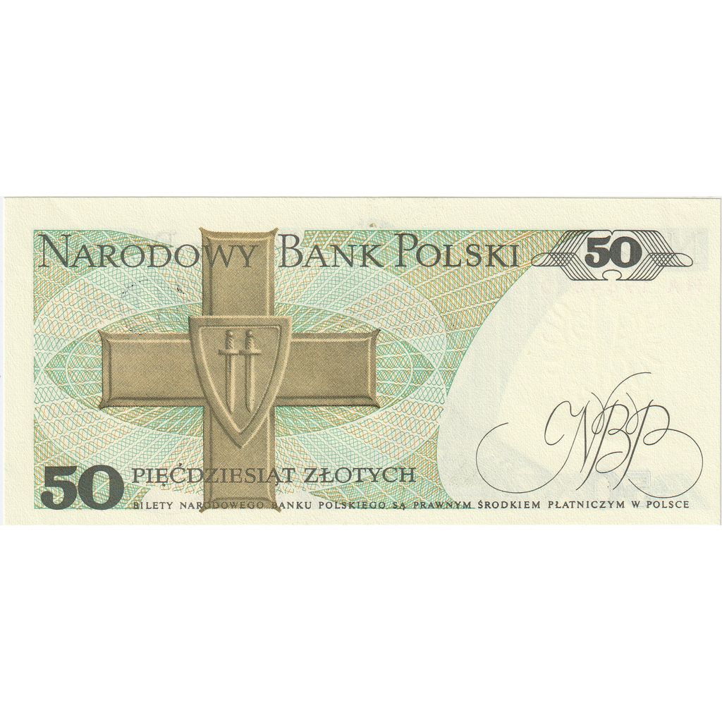 Polska, 
  
  50 złotych, 
  
  1988-12-01