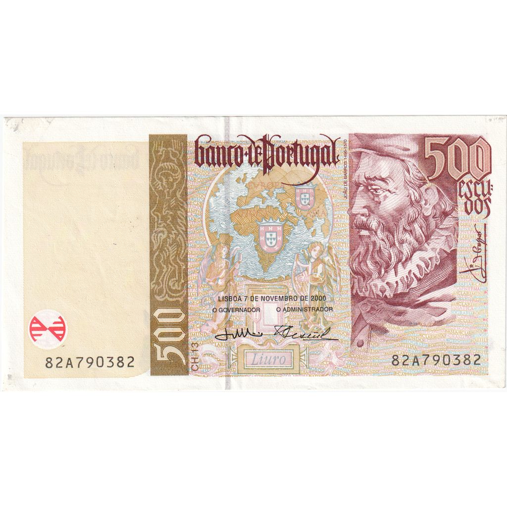 Portugalia, 
  
  500 escudo, 
  
  11.09.1997