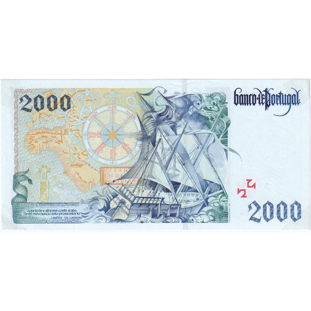 Portugalia, 
  
  2000 Escudo, 
  
  2000-11-07