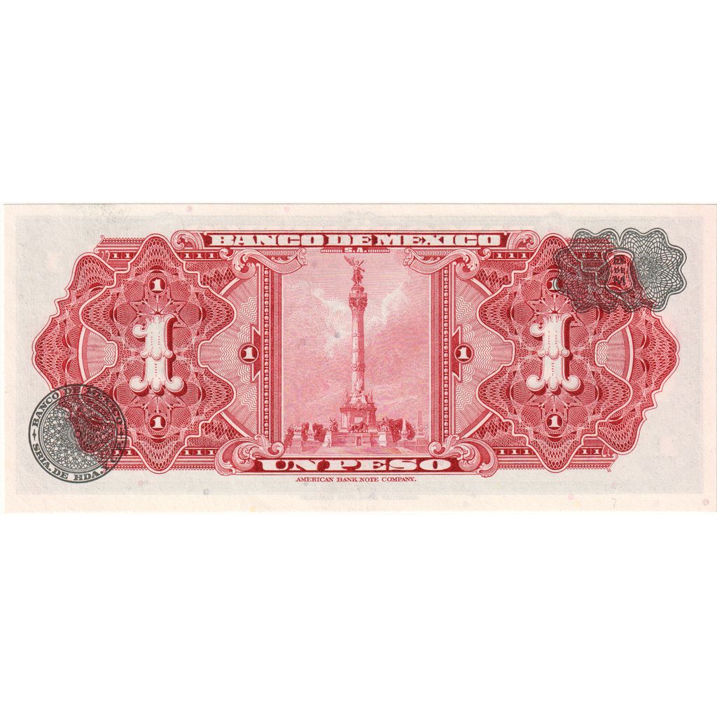 Meksyk, 
  
  1 peso, 
  
  10.05.1967