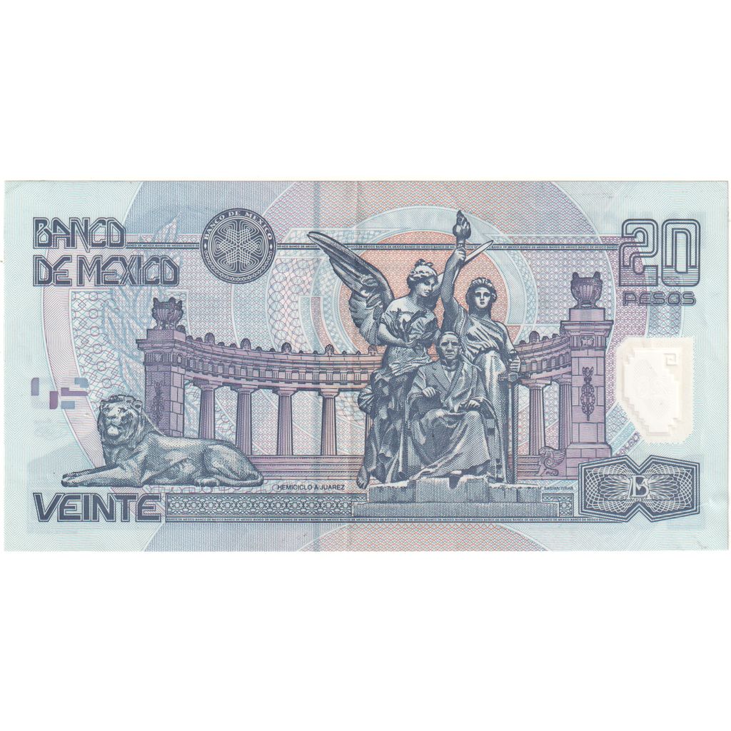 Meksyk, 
  
  20 peso, 
  
  2001-05-17