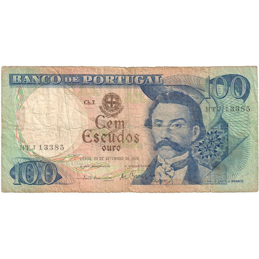 Portugalia, 
  
  100 Escudo, 
  
  20.09.1978