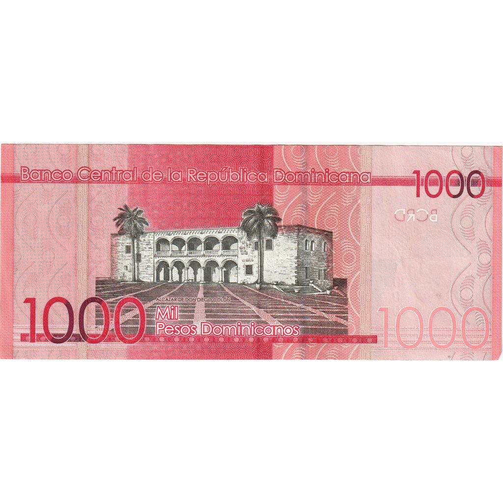 Dominikana, 
  
  1000 peso dominikańskich, 
  
  UA(50-53)