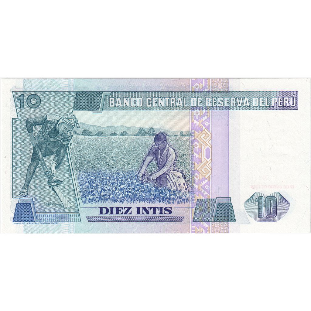 Peru, 
  
  10 Intisów, 
  
  17.01.1986