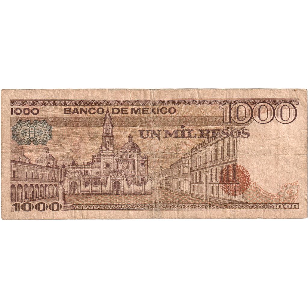 Meksyk, 
  
  1000 Peso, 
  
  13.05.1983