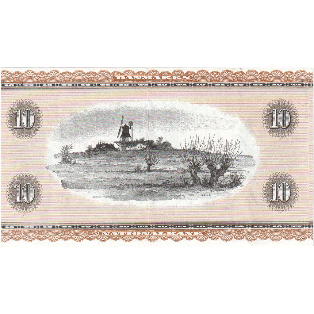 Dania, 
  
  10 koron, 
  
  1936-04-07