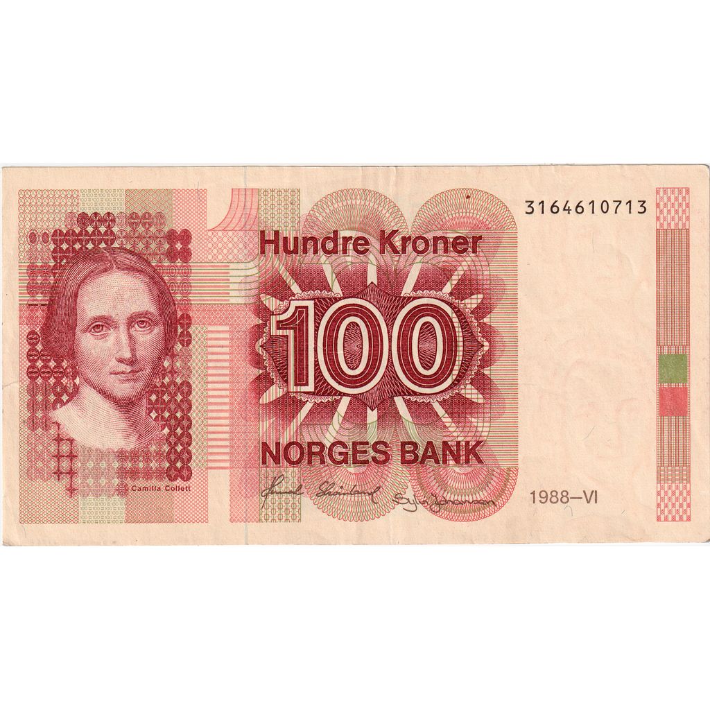 Norwegia, 
  
  100 koron, 
  
  UA(50-53)