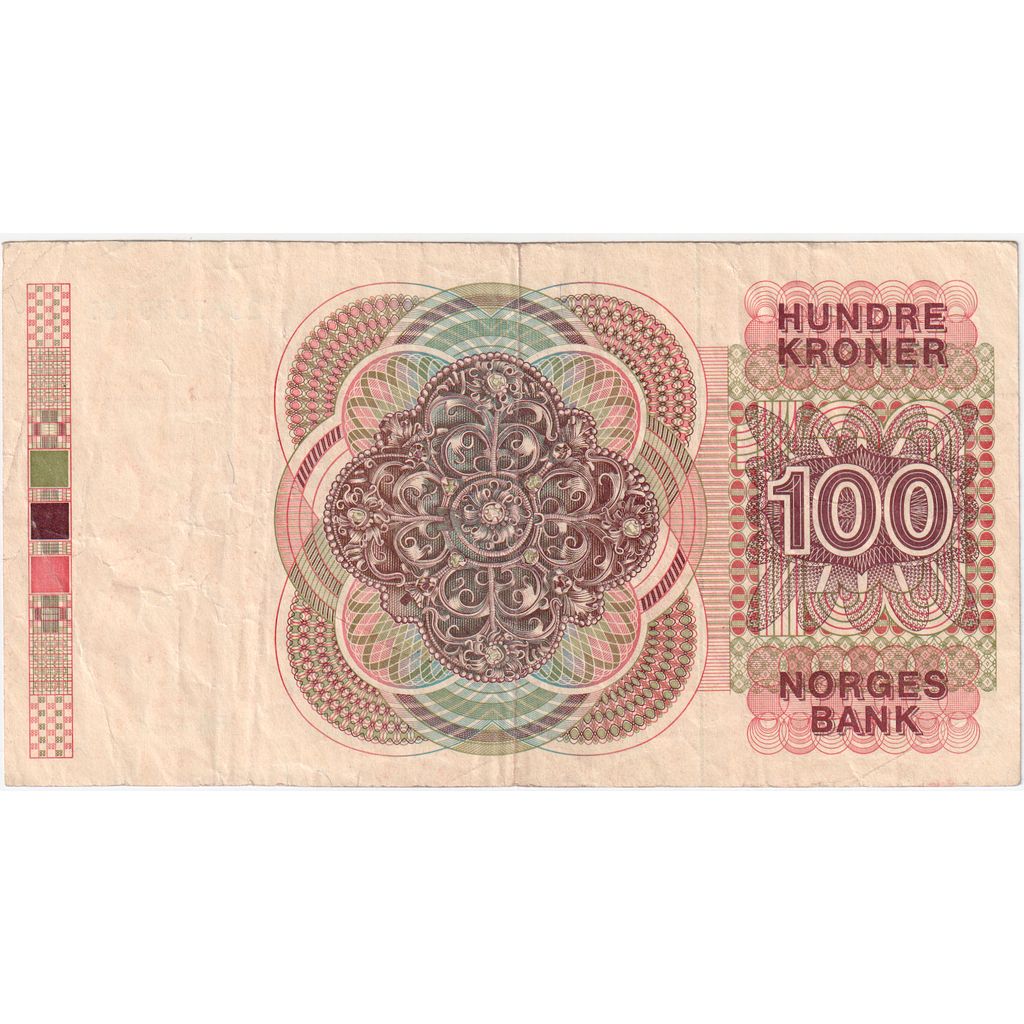 Norwegia, 
  
  100 koron, 
  
  VF(30-35)