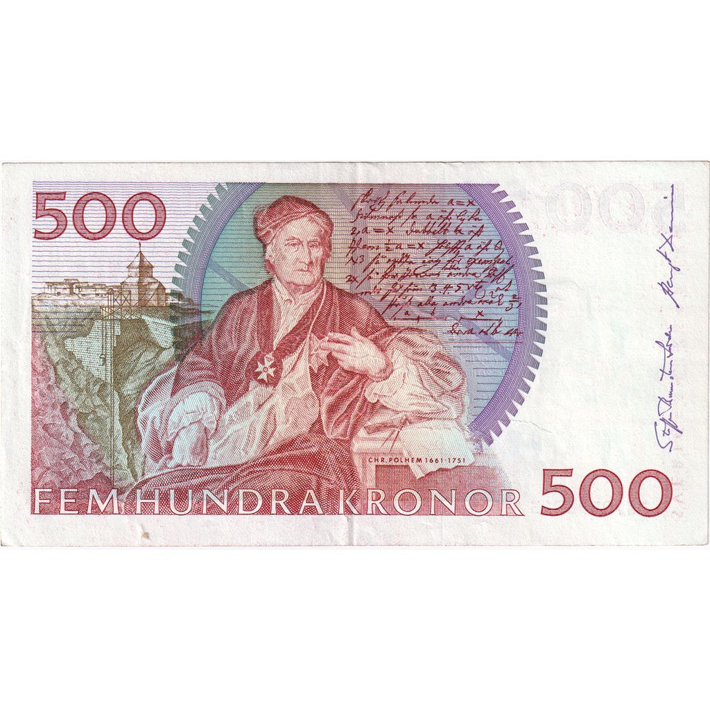 Szwecja, 
  
  500 koron, 
  
  UA(55-58)