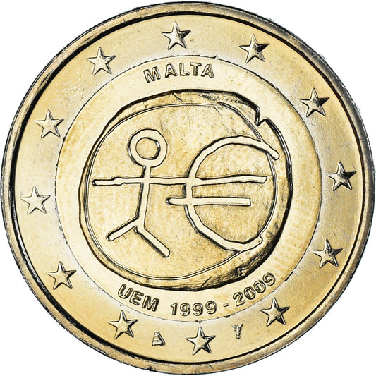 Malta, 
  
  2 euro, 
  
  VEM