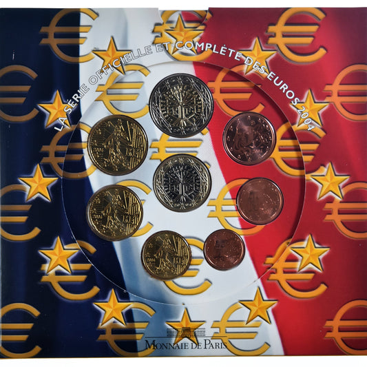 Francja, 
  
  1 cent za 2 euro, 
  
  2004