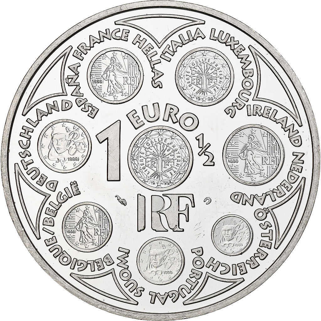 Francja, 
  
  1 1/2 Euro, 
  
  Europy