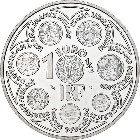 Francja, 
  
  1 1/2 Euro, 
  
  Europy