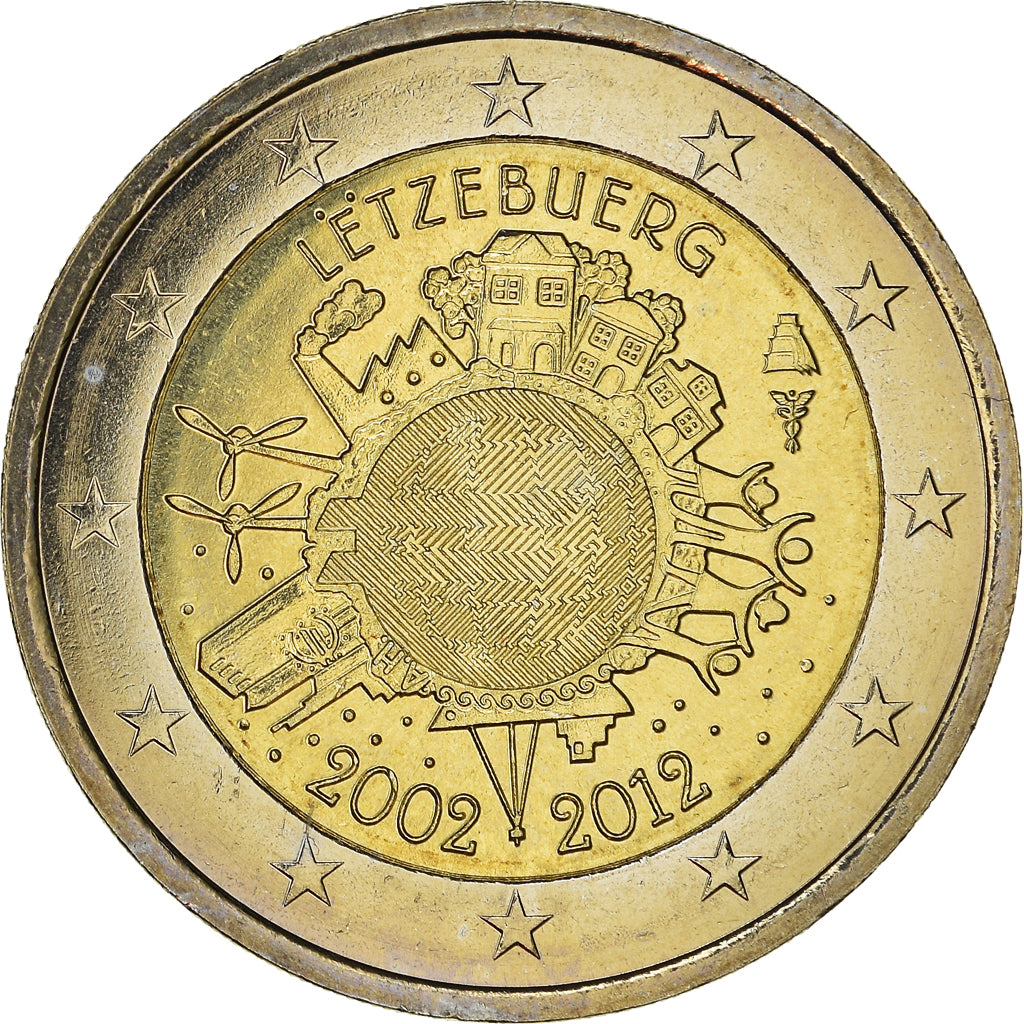 Luksemburg, 
  
  2 euro, 
  
  Euro 2002-2012