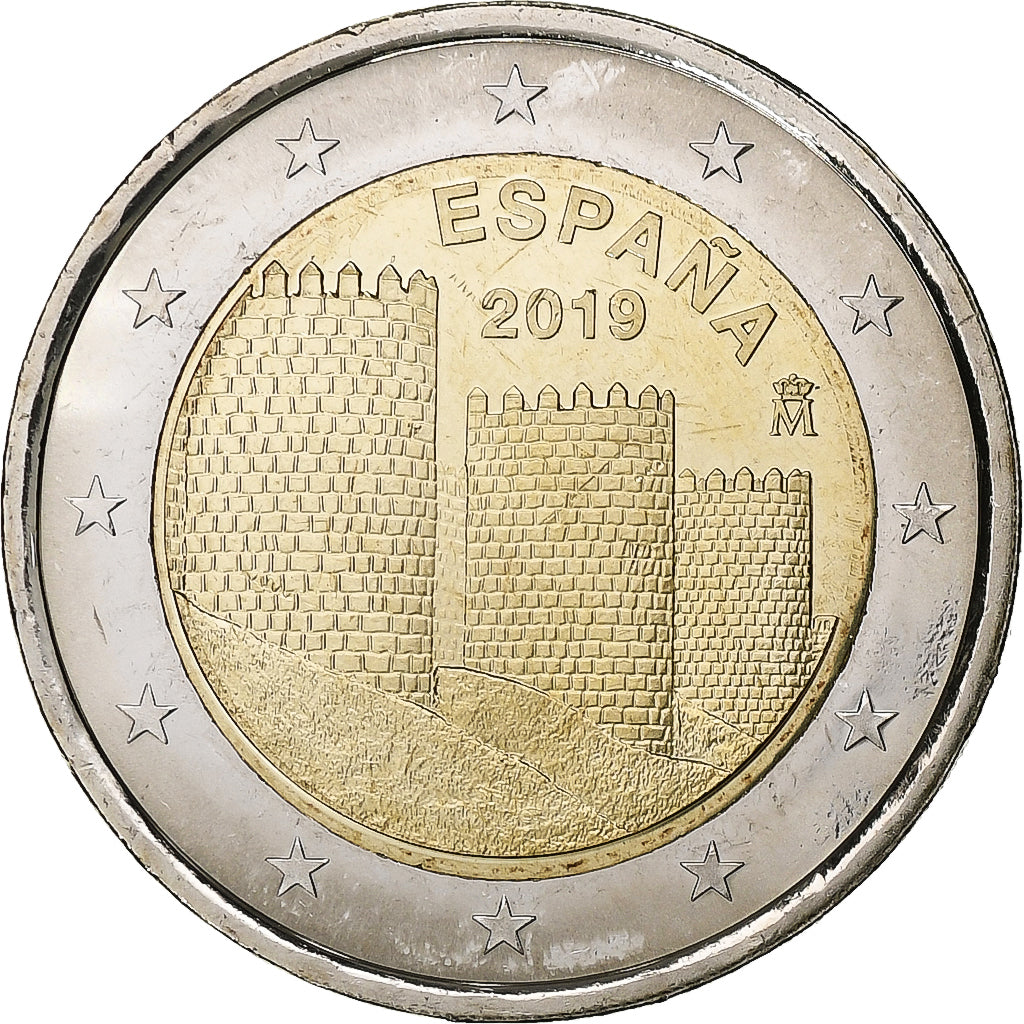 Hiszpan, 
  
  2 euro, 
  
  2019