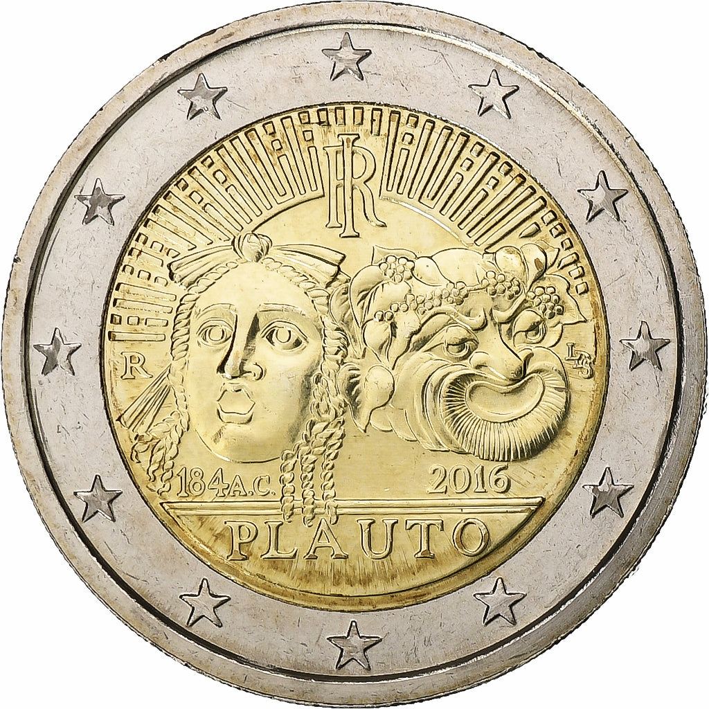 włoski, 
  
  2 euro, 
  
  2016